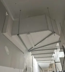 Placement of Promatect in a commercial center of Patras